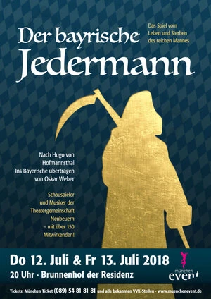 Plakat Jedermann 2018