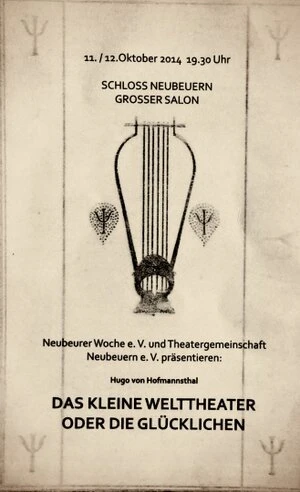 Plakat Welttheater 2014 Plakat Welttheater 2014